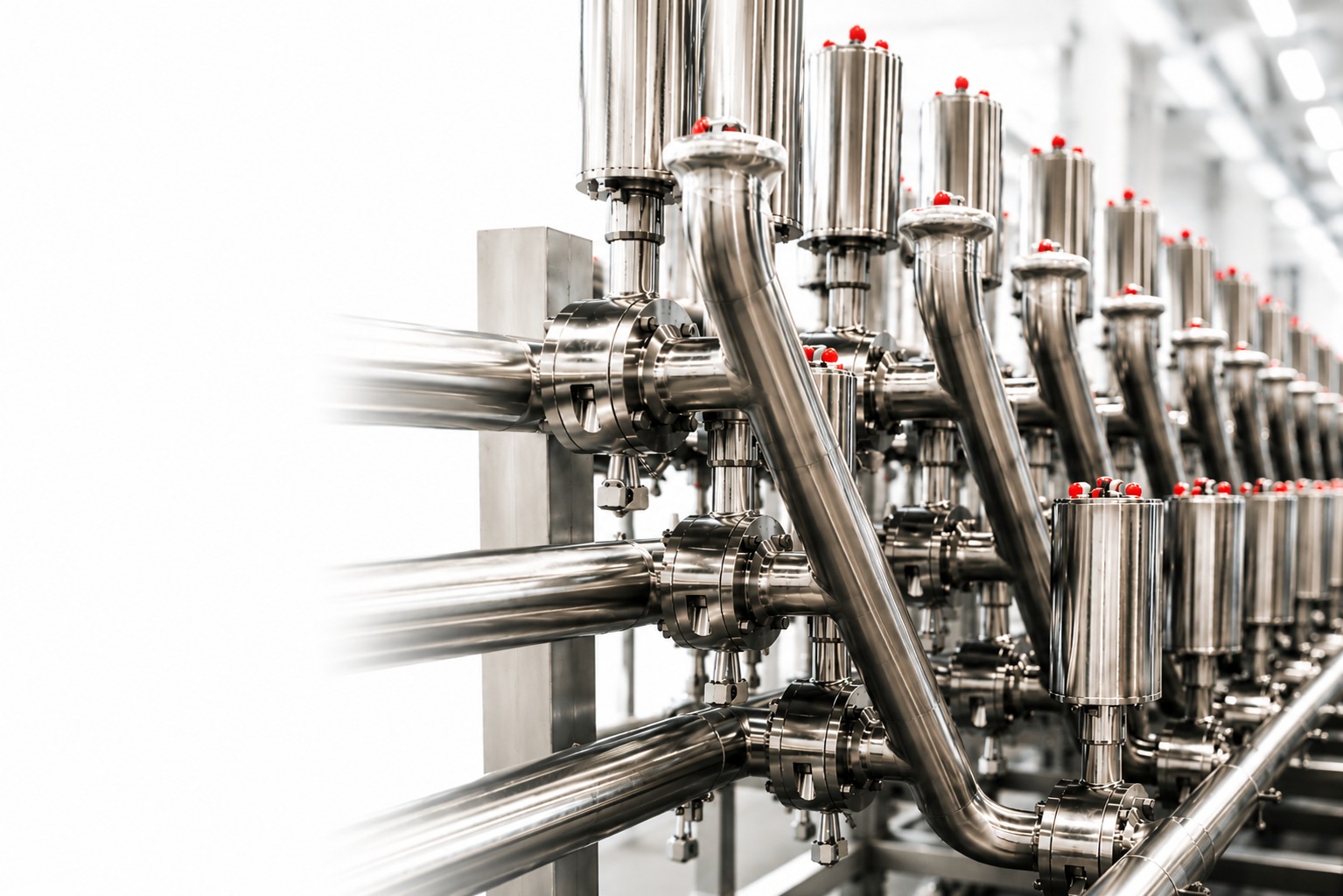 Pivaco RVS piping installatie